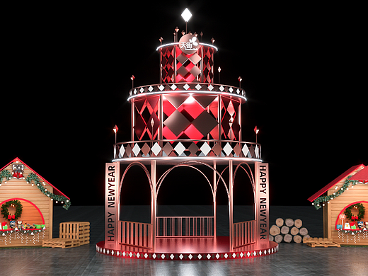 圣诞集市（个人主页-ZNjM0OTcwNjA=） - 场景 - 站酷设计师kevincarrot原创素材 - 站酷ZCOOL