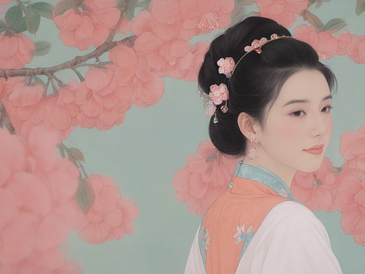 春日美人图