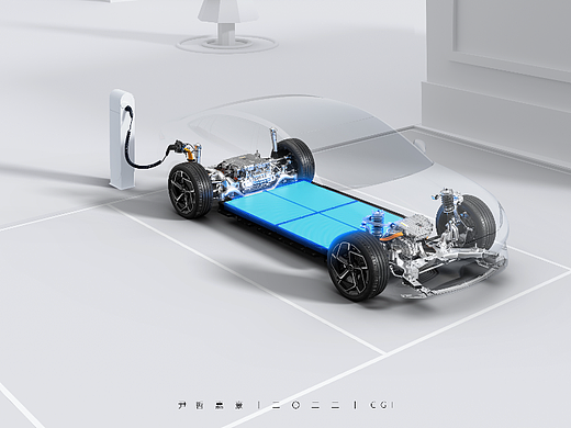 BYD Seal Chassis丨 Full CGI