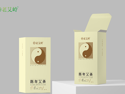 个人作品已经商用——艾条包装设计
