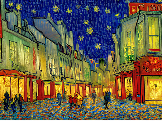 #AI创作实验室#星空圣诞节