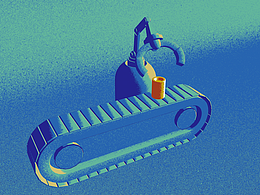 C4D动画——机器爪流水线