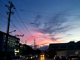 落日黄昏晓，夕阳醉晚霞。