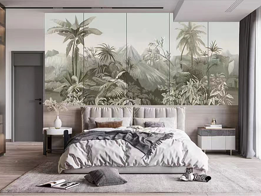 高端现代壁画装饰效果图