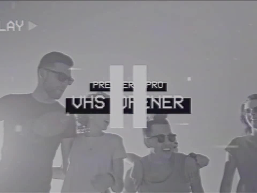 PR模板 | 90年代复古录像带盒式磁带镜头宣传片