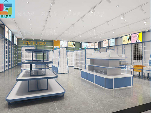 特色饰品百货店货架多少钱-商洛百货店陈列架