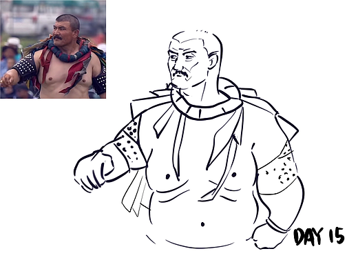 人物速寫陪練團(tuán)打卡挑戰(zhàn)day15（個(gè)人主頁-ZNjQ2OTQwMjg=） - 創(chuàng)作習(xí)作 - 站酷設(shè)計(jì)師petiteFANG原創(chuàng)素材 - 站酷ZCOOL