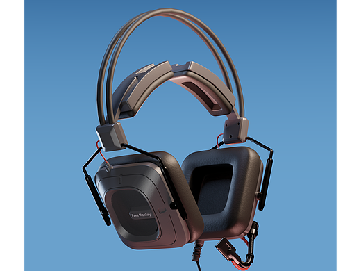 3D建模_西伯利亚耳机_练习