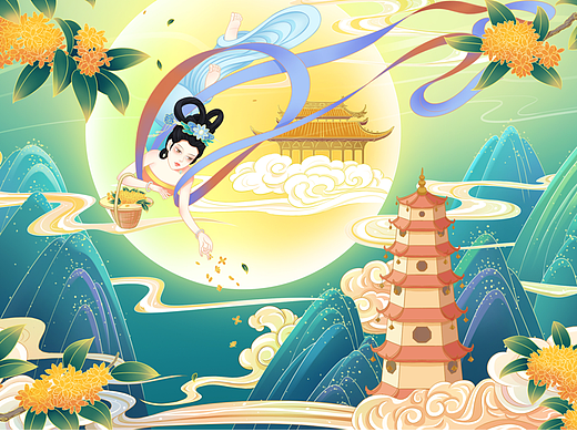 笔峰塔成 蟾宫桂香