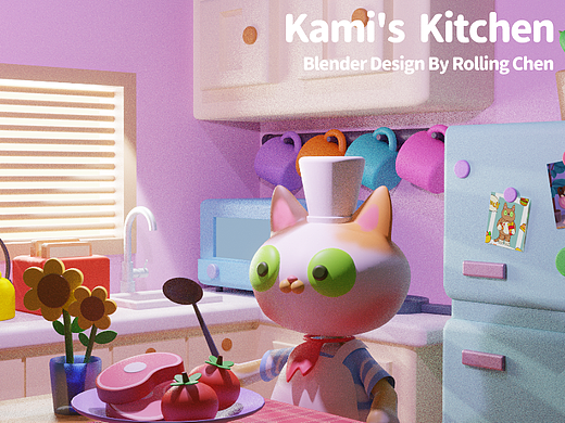 2022blender卡通風(fēng)格練習(xí)（個人主頁-ZNjE3NzY2MzY=） - 其他平面 - 站酷設(shè)計師陳滾滾925原創(chuàng)素材 - 站酷ZCOOL