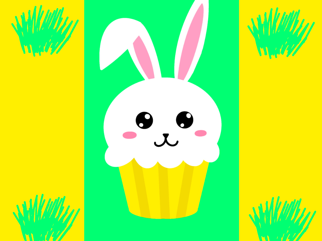 兔子和蛋糕背景图片_兔子和蛋糕背景素材图片_千库网