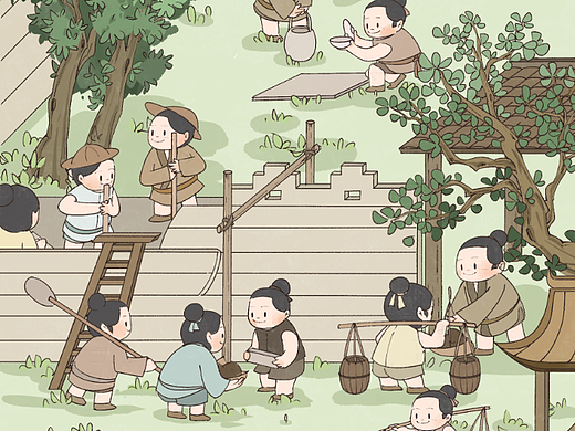绘本创作 | 盐故事：《熬波图》新说新绘 Ⅰ