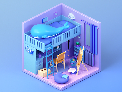 蜂巢行动-宿舍小场景