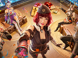 腾讯游戏《逆战》公测盛典KV