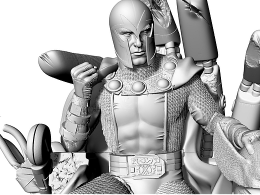 万磁王变种人3D模型