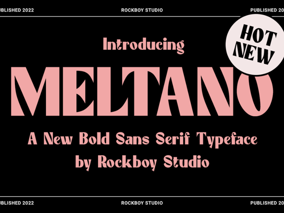 Meltano Bold Sans Serif_最西文集站酷ZCOOL