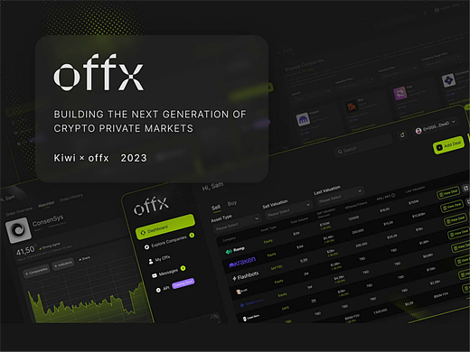 OffX DeFi金融衍生品 Web Design