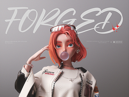 原创/三维风格化人物
