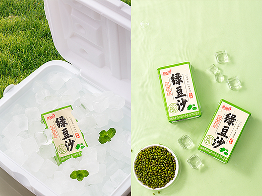 饮品拍摄｜惠尔康绿豆沙｜绿豆饮品