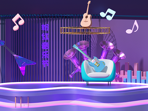 C4D练习第一阶段（个人主页-ZNjc1NjAzNDA=） - 场景 - 站酷设计师巷子里的土拨鼠原创素材 - 站酷ZCOOL