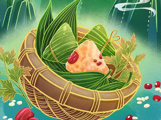 端午（個人主頁-ZNjAwMjMwNzY=） - 商業(yè)插畫 - 站酷設(shè)計(jì)師申申ShenShen原創(chuàng)素材 - 站酷ZCOOL