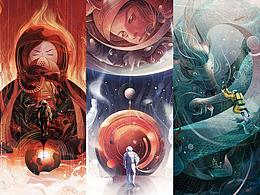 向未知之境出发—第二届全国插画扶持计划决赛作品