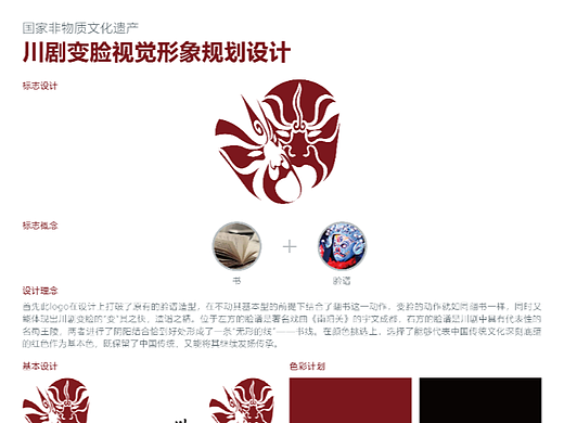 《川剧变脸视觉形象规划设计》