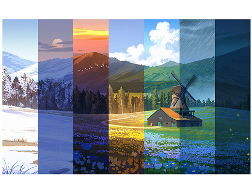 练习【八】分享一些带详细步骤过程图的练习作品