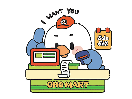 原创IP：鸥NO便利店招聘店员
