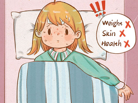 小漫画 ——《Slim的代餐饮料》（个人主页-ZNTI4NDQzNjQ=） - 商业插画 - 站酷设计师岩小茶原创素材 - 站酷ZCOOL