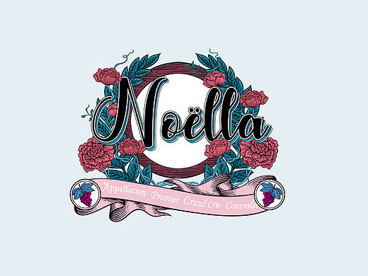 《Noëlla》白葡萄酒品牌设计