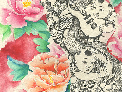FLOWER,花生了好多小屁孩;