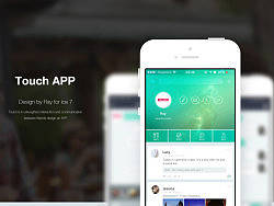 TOUCH APP（個人主頁-ZMzIyNDUyMA==） - APP界面 - 站酷設(shè)計師Ray丨原創(chuàng)素材 - 站酷ZCOOL