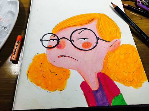 油畫棒隨筆（個人主頁-ZMjU0Nzg2OTY=） - 創(chuàng)作習(xí)作 - 站酷設(shè)計(jì)師賽炳坤設(shè)計(jì)原創(chuàng)素材 - 站酷ZCOOL