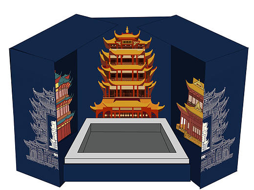 黄鹤楼纪念品外包装