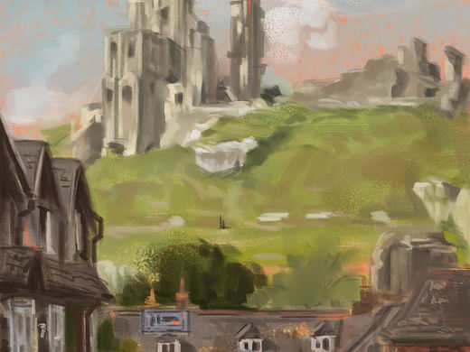 风景插画（个人主页-ZNDQ5MTY4Njg=） - 绘本 - 站酷设计师Ktion原创素材 - 站酷ZCOOL