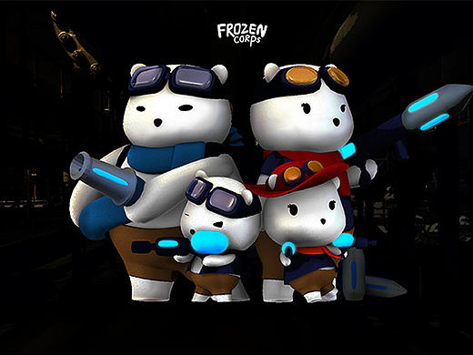 急冻战队——美的熊（个人主页-ZMjMwOTkxMzI=） - IP形象 - 站酷设计师COOSHOW原创素材 - 站酷ZCOOL