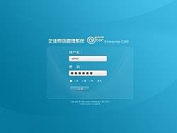 企业管理后台界面