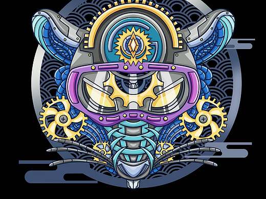 赛博机械风格-十二生肖系列