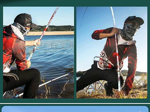 户外类-鱼竿高碳材质详情页设计