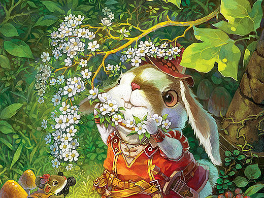 第一束迎春花【童画世界 by 雪娃娃】