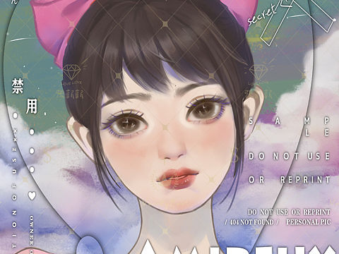 少女头像（个人主页-ZNDY4MzA5NzI=） - 创作习作 - 站酷设计师张新新xx原创素材 - 站酷ZCOOL