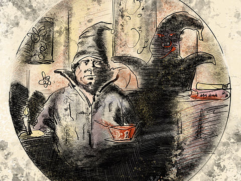 你的背影（个人主页-ZNDQ2NTk2MzY=） - 商业插画 - 站酷设计师箬xi原创素材 - 站酷ZCOOL