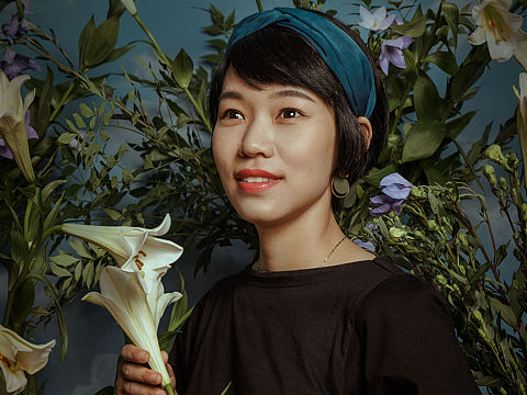 花和女孩