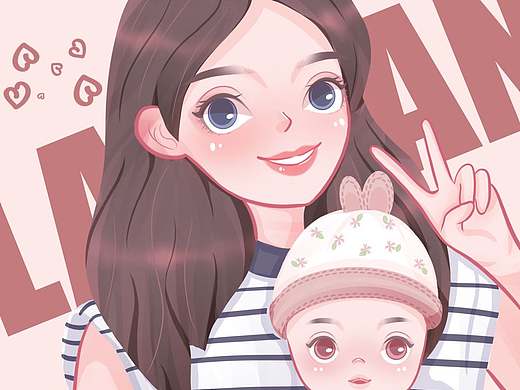 最近画的甜甜的小姐姐们