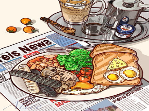 IPed插画｜营养美食
