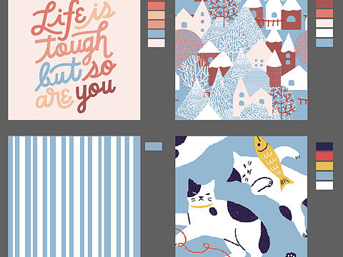 北欧风图案设计