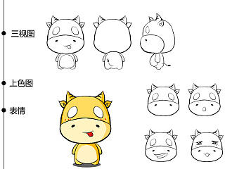 牛庄形象设计图（个人主页-ZNzQ2NTg2MA==） - 商业插画 - 站酷设计师sun_波原创素材 - 站酷ZCOOL