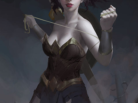 神奇女侠🦸‍♀️（个人主页-ZNTA0OTczODA=） - 游戏原画 - 站酷设计师石老猫原创素材 - 站酷ZCOOL