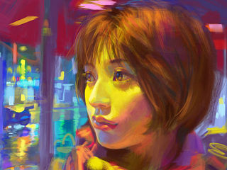 本杰明作品《雨街咖啡》 祝酷友们中秋节快乐